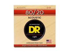 Набор струн DR Strings HI-BEAM Acoustic 80/20 Bronze - Light (12-54)